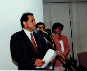 Nelson Freire como secretário da Industria, do Comércio e da Ciência e Tecnologia